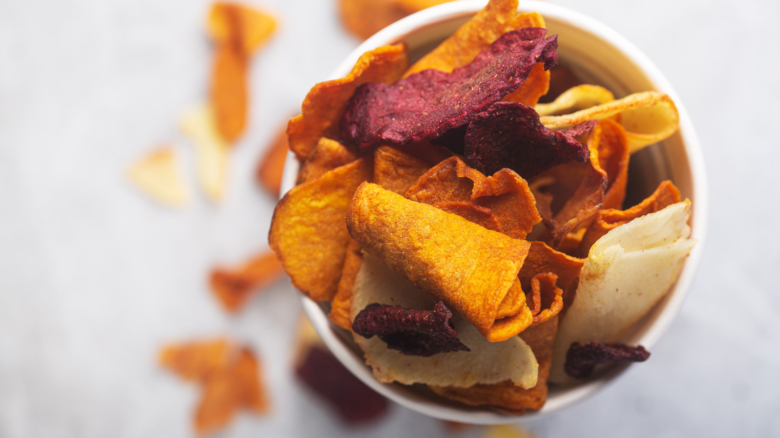 The Microwave Hack For Homemade Veggie Chips In A Flash