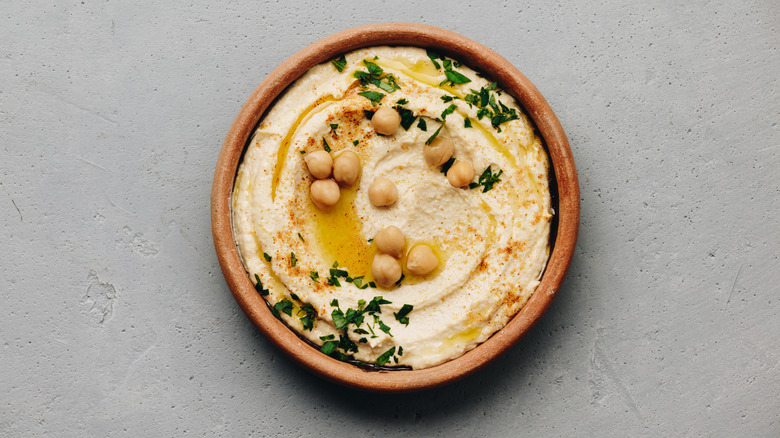 Hummus in bowl
