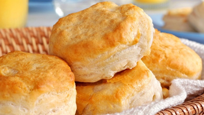 tray of buttermilk biscuits