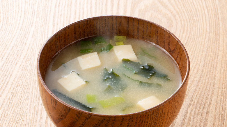 Bowl of miso soup 