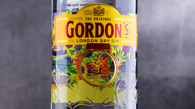 Gordon's Gin bottle and label