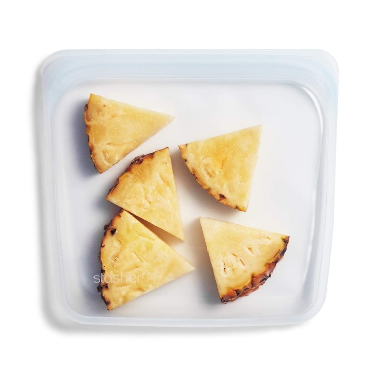 Reusable silicone food bags