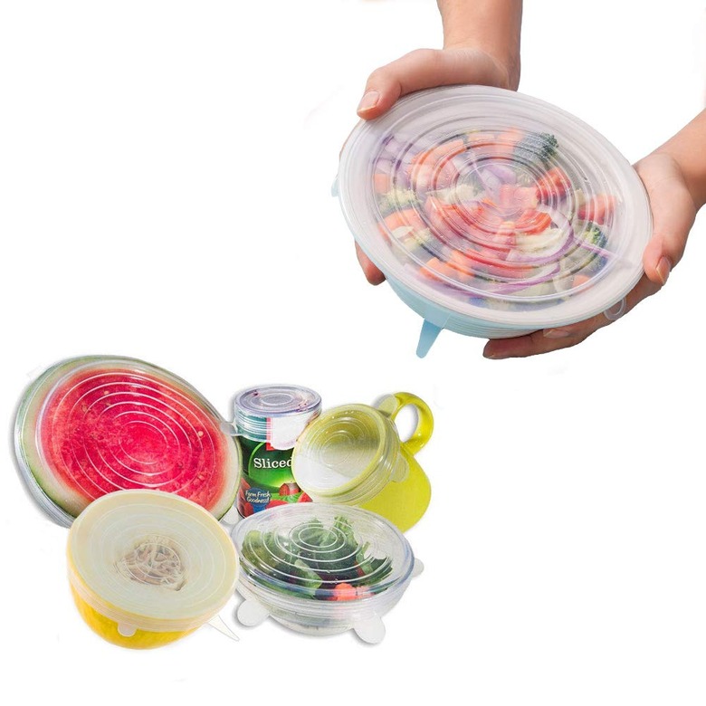 Reusable silicone lids