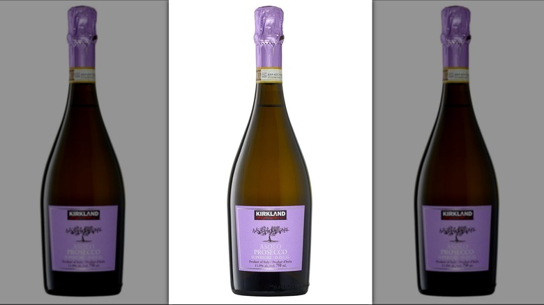 Kirkland Signature Prosecco bottle