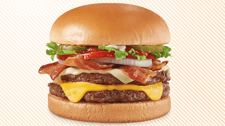 Double meat bacon cheeseburger