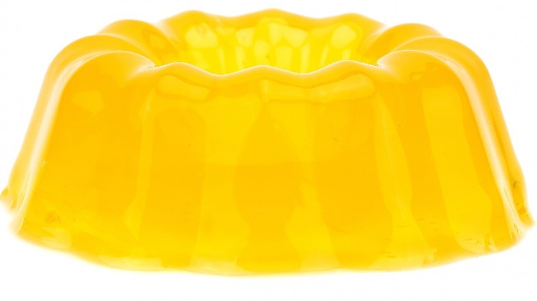 yellow Jell-O mold