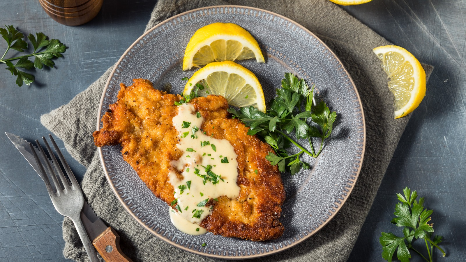 The Mouthwatering Way To Take Your Fried Chicken Schnitzel Up A Notch