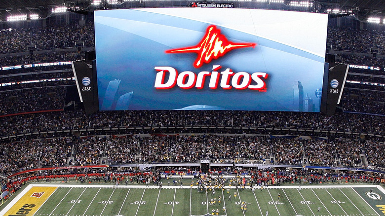 doritos on nfl jumbotron