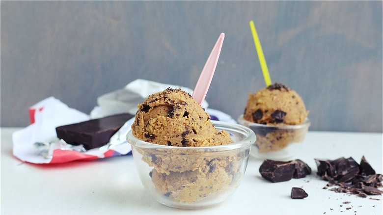 Chickpea cookie dough ice cream