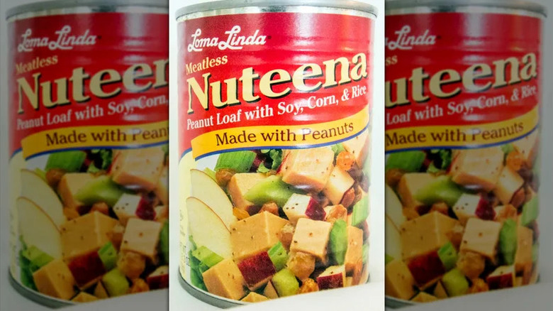 A can of Nuteena layered in front of two other cans