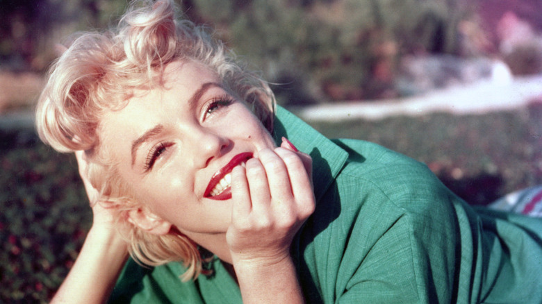 Close up of Marilyn Monroe smiling