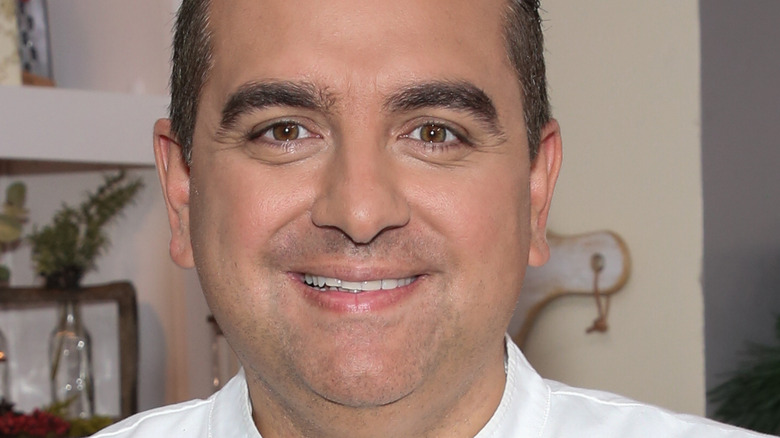 A closeup of Buddy Valastro's face