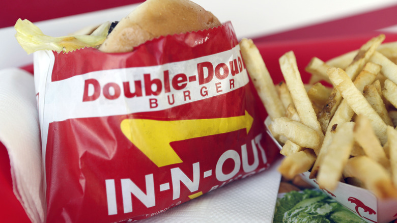 In-N-Out Double-Double with fries
