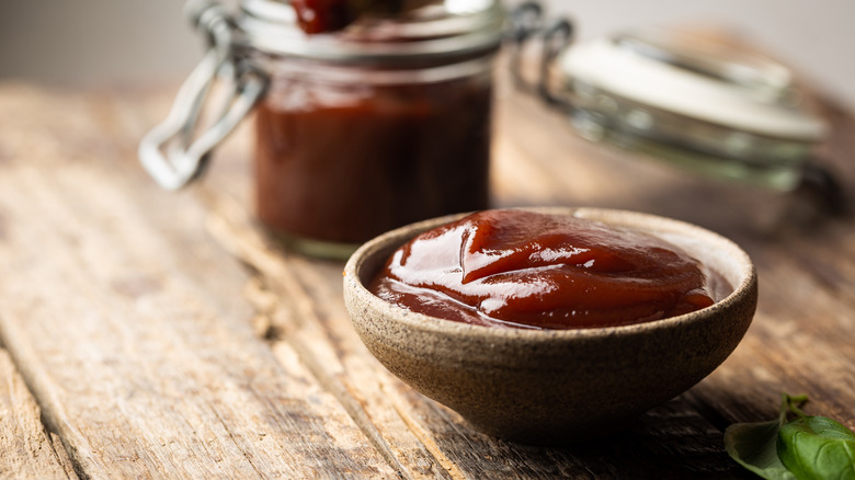 barbecue sauce in a bowl