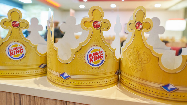 Three Burger King crowns