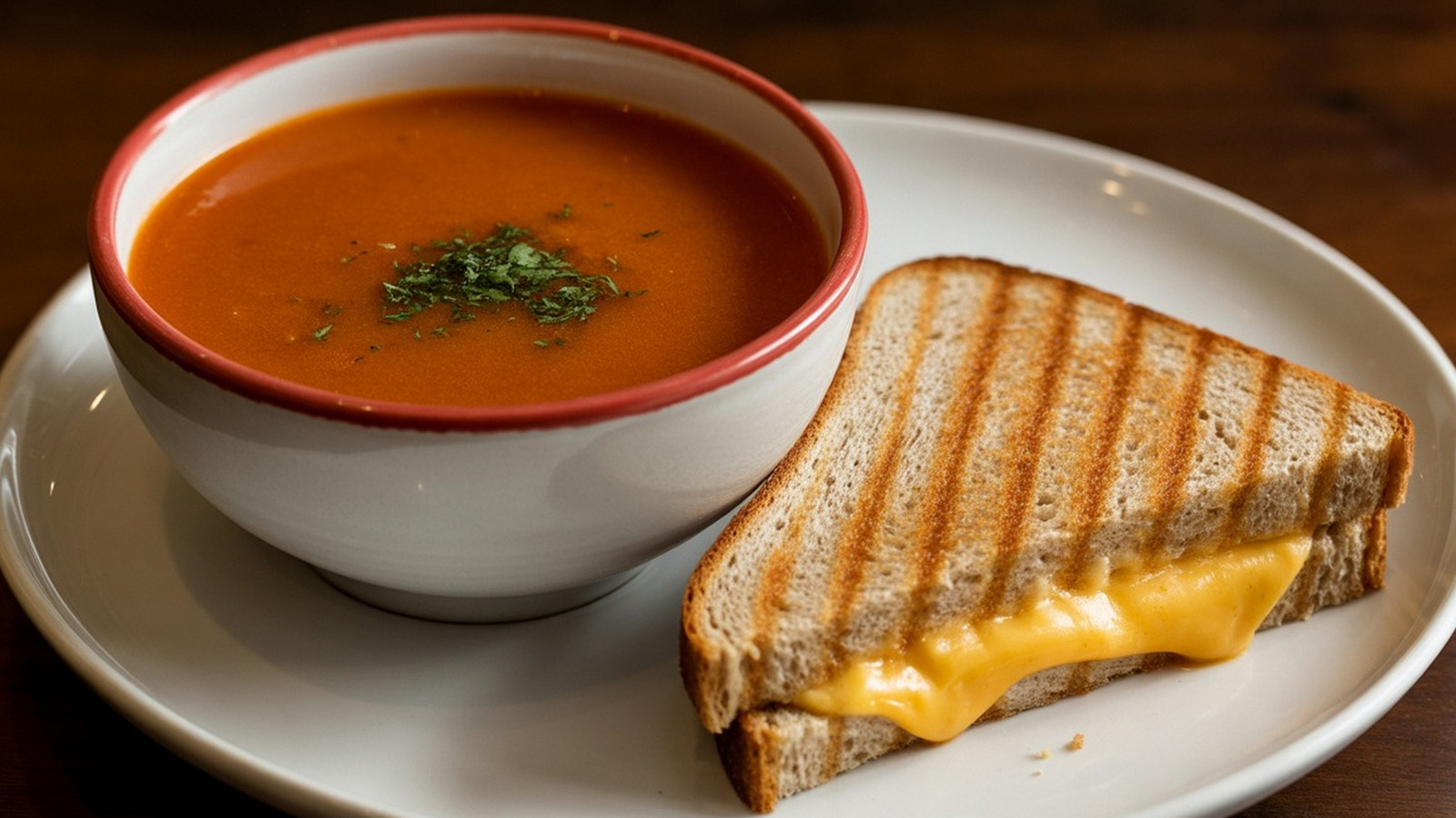 The Only 2 Fast Food Chains That Serve A Grilled Cheese And Tomato Soup Combo