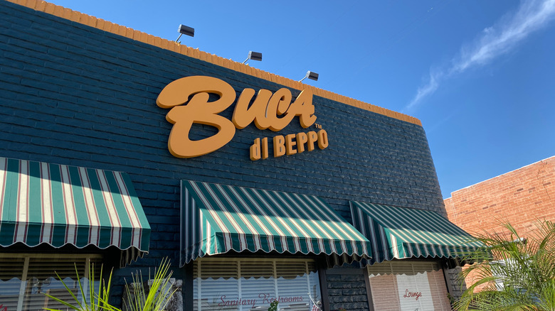 buca di beppo restaurant front in arizona