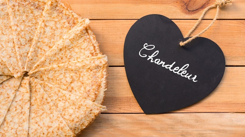 Chandeleur crêpes on a table