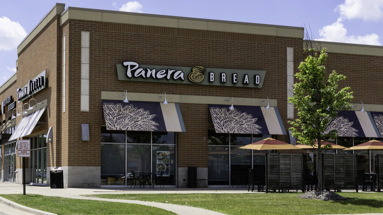 Panera storefront daytime