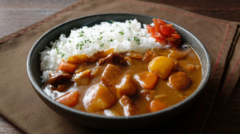 Bowl of Japanese curry