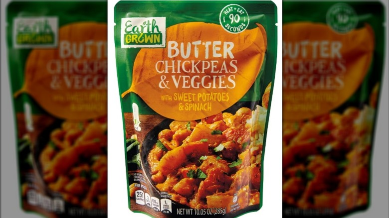 Earth Grown butter chickpeas and veggies