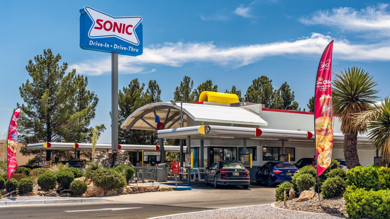 Exterior shot of a Sonic