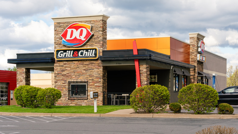 Exterior shot of a Dairy Queen