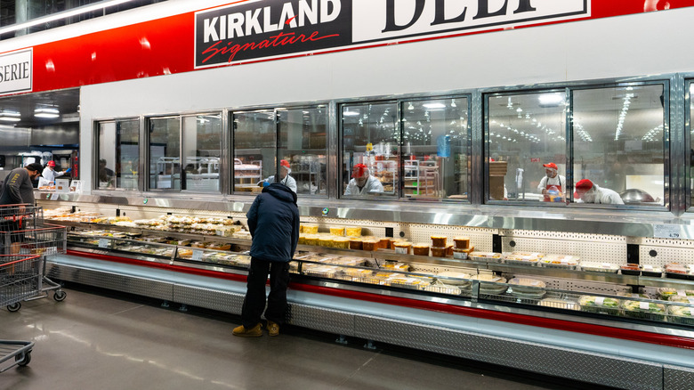 Interior shot of a Kirkland Deli at Costco