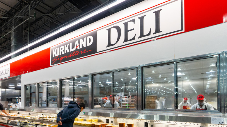 A photo of the Kirkland deli department at Costco