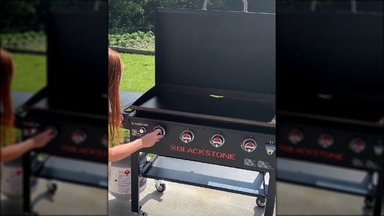 setting griddle temperature