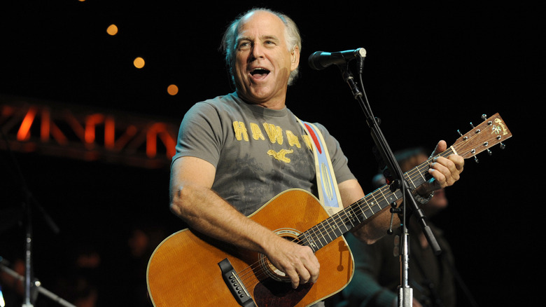 Jimmy Buffet on stage