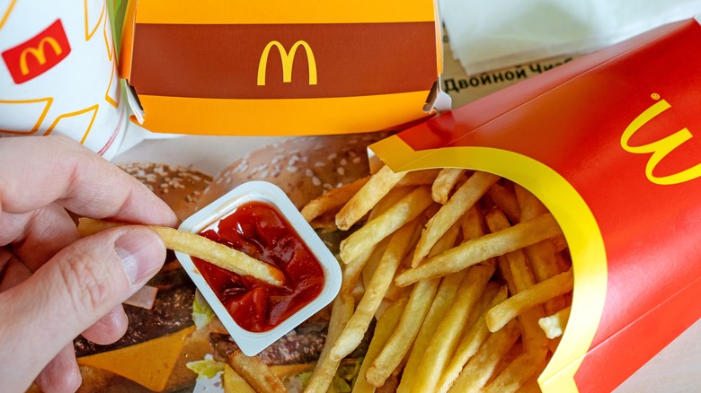 McDonald's fries and ketchup