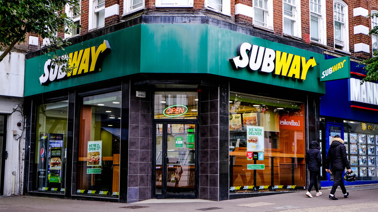 Subway storefront