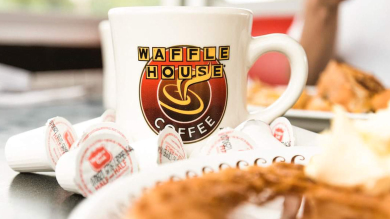 A Waffle House mug