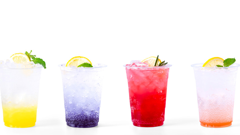 variety of Italian sodas