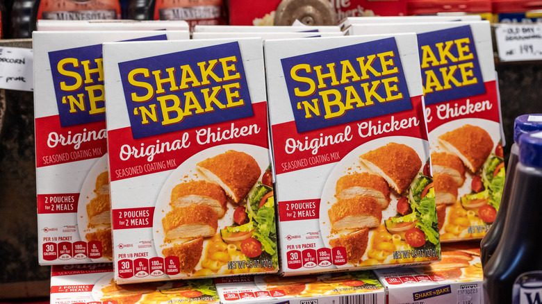 Boxes of Shake 'N Bake