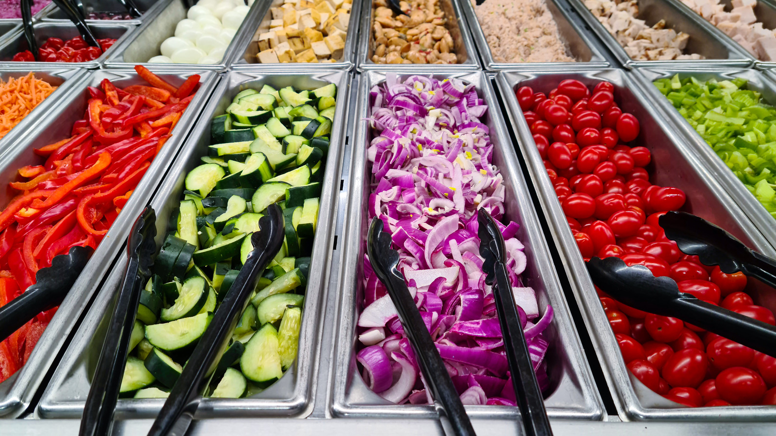 The Salad Bar At A Grocery Store May Feature Older Produce. Here's Why