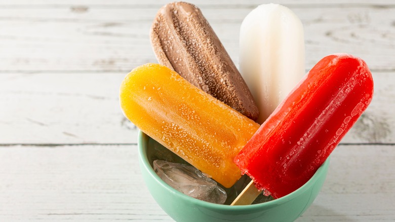 bowl of popsicles