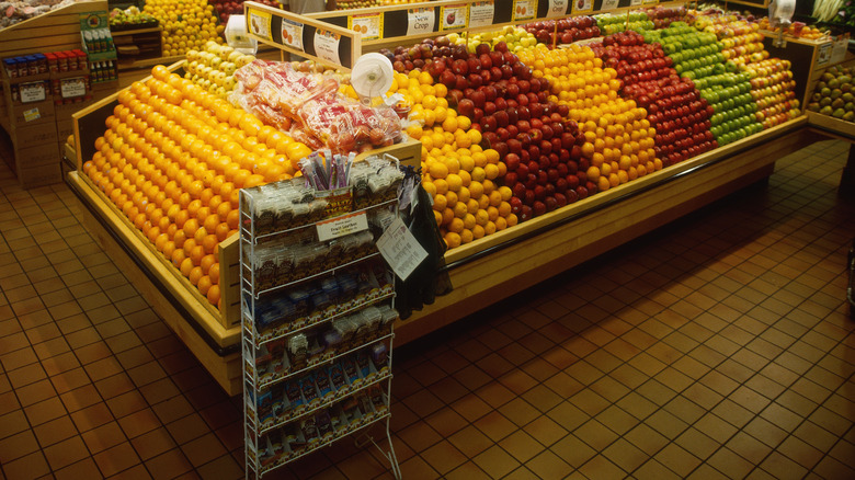 Supermarket interior