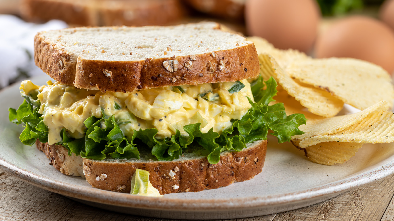 The Simple Ingredient Swap To Prevent Watery Egg Salad