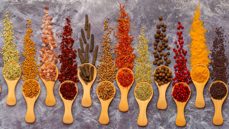 The Simple Reason Your Spice Jars Are Clumped Up