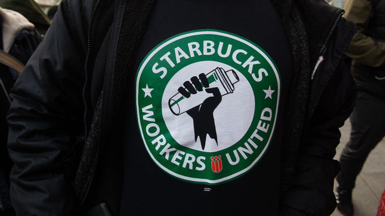 Starbucks Workers United shirt