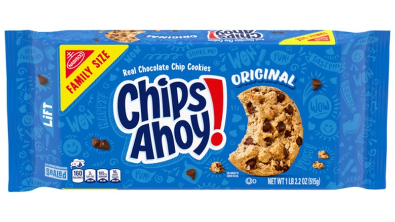 Blue package of Chips Ahoy! Original