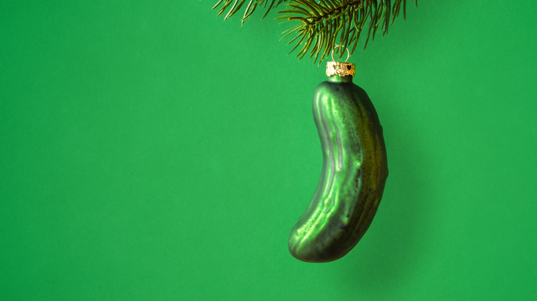 Christmas pickle ornament