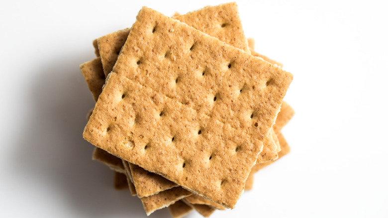 Stack of graham crackers