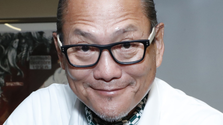 Masaharu Morimoto in the kitchen