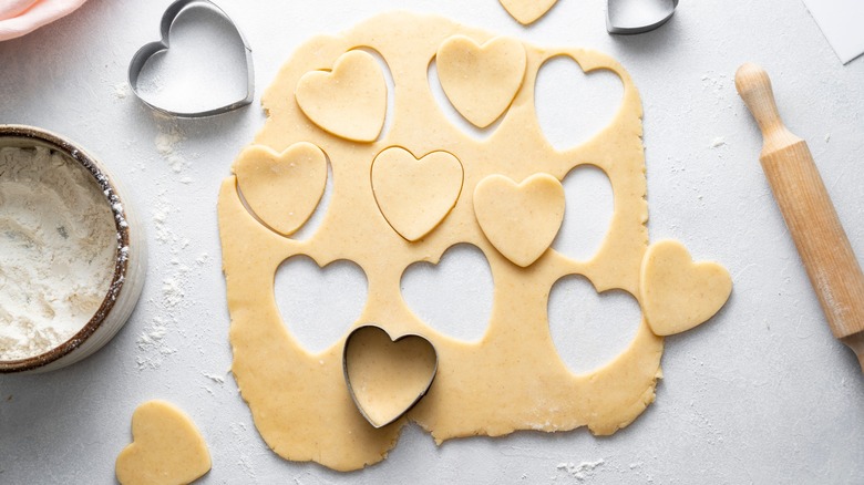 Cookie dough and cutters