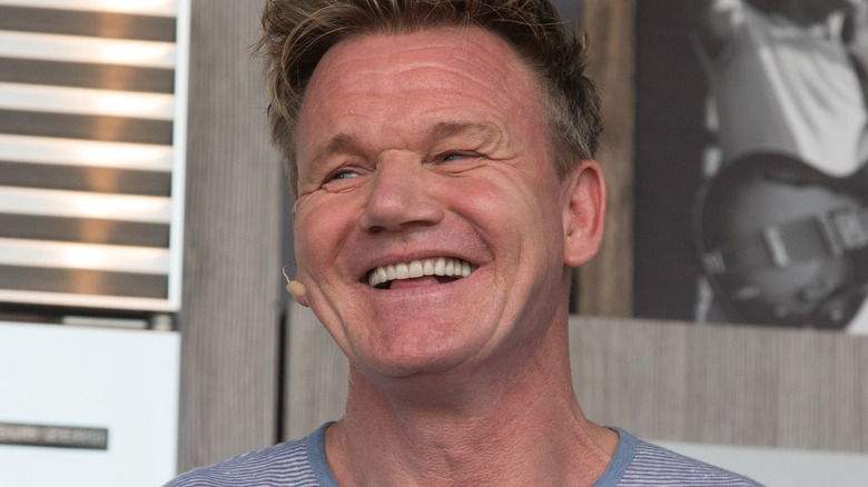 Gordon Ramsay smiling
