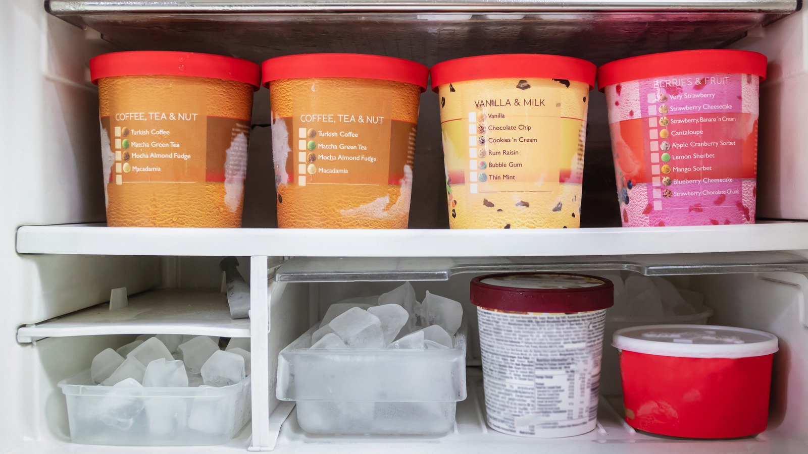 The Tip To Prevent Your Ice Cream From Being Ruined By Freezer Burn