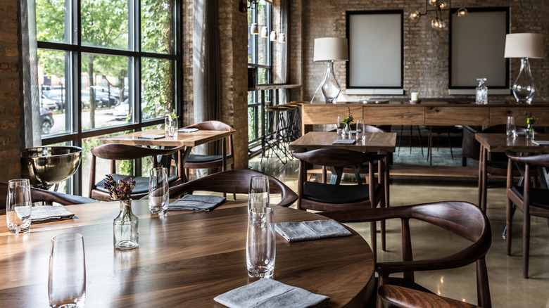 Restaurant interior of Smyth